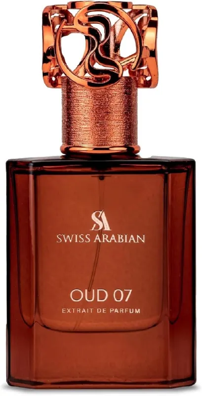 Swiss Arabian Oud 07 perfume bottle and presentation box