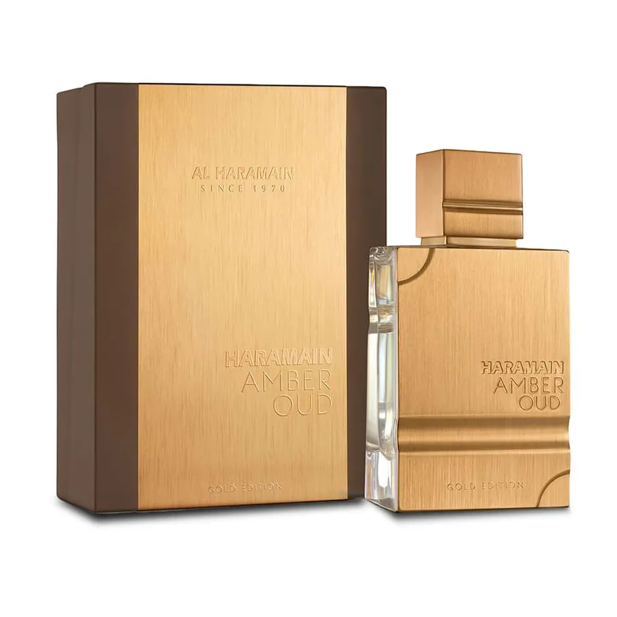 Al Haramain Amber Oud Gold Edition Eau de Parfum bottle and box