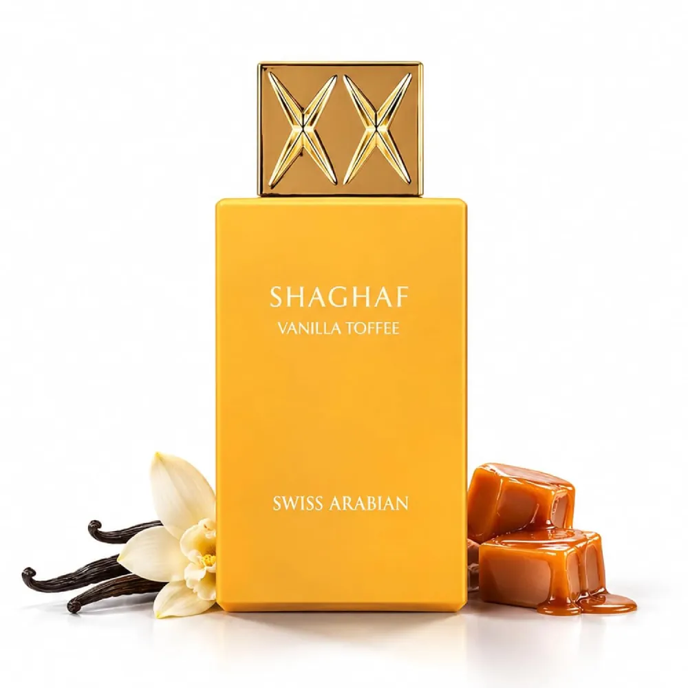 Swiss Arabian Shaghaf Vanilla Toffee Eau de Parfum bottle